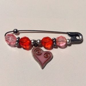 Heart pin